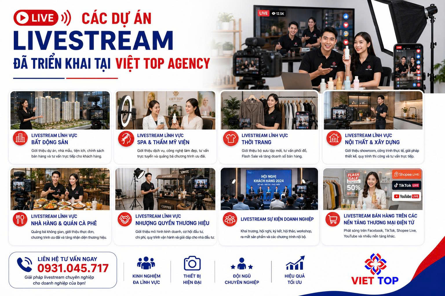 dịch vụ livestream