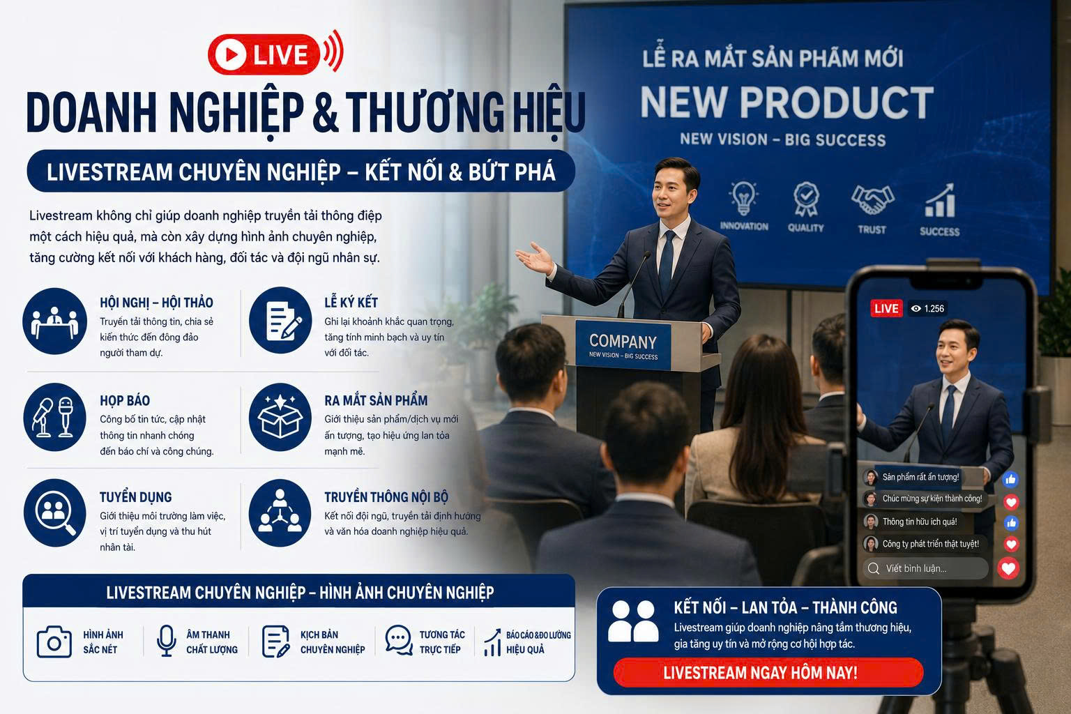 dịch vụ livestream