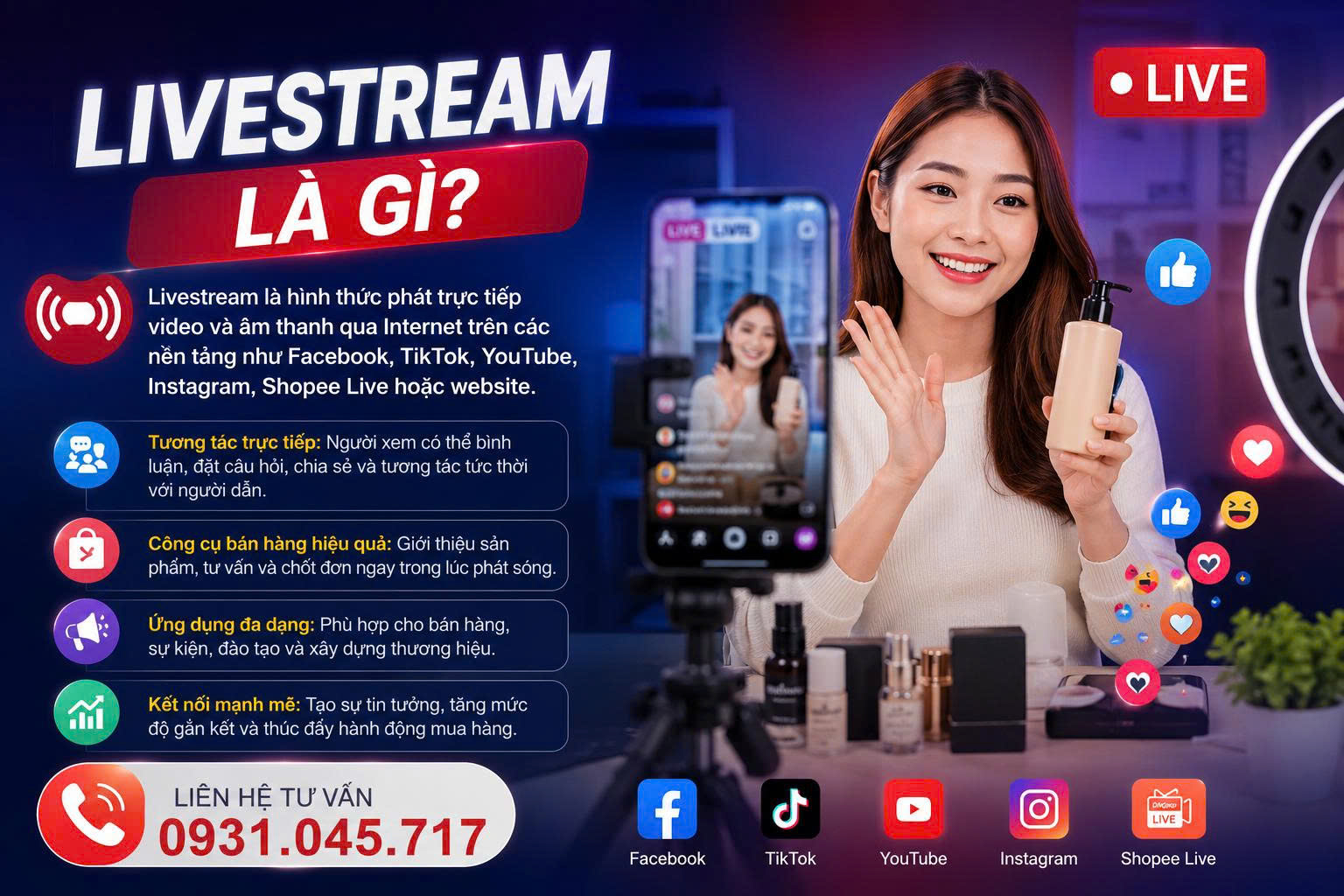 dịch vụ livestream