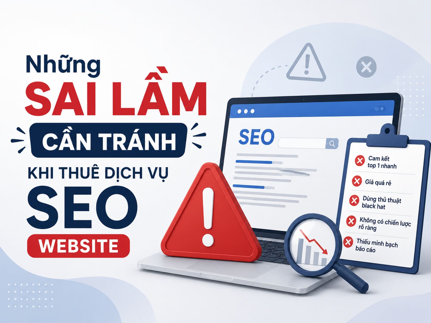 những sai lầm cần tránh khi thuê dịch vụ seo website