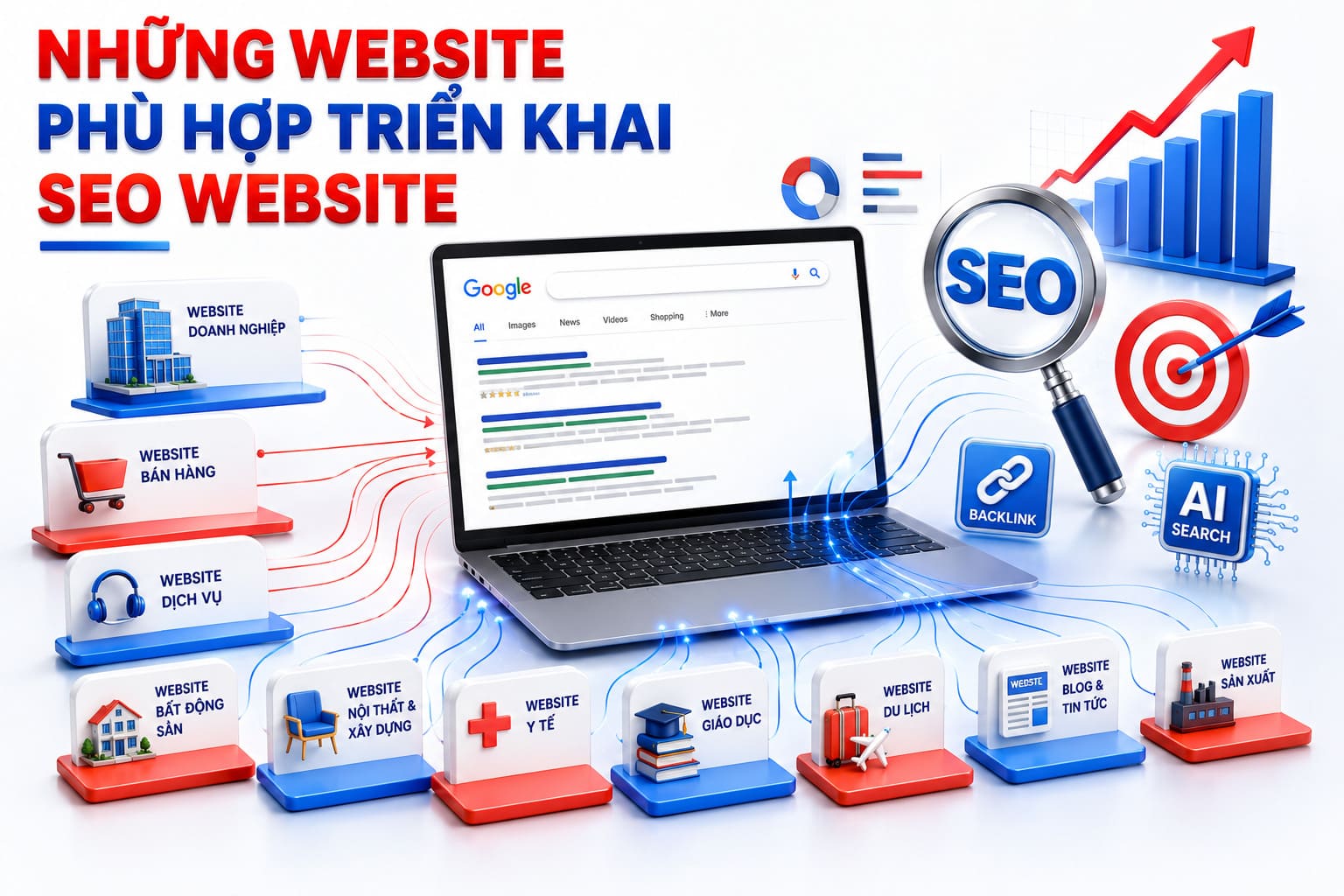 những website phù hợp triển khai dịch vụ seo website