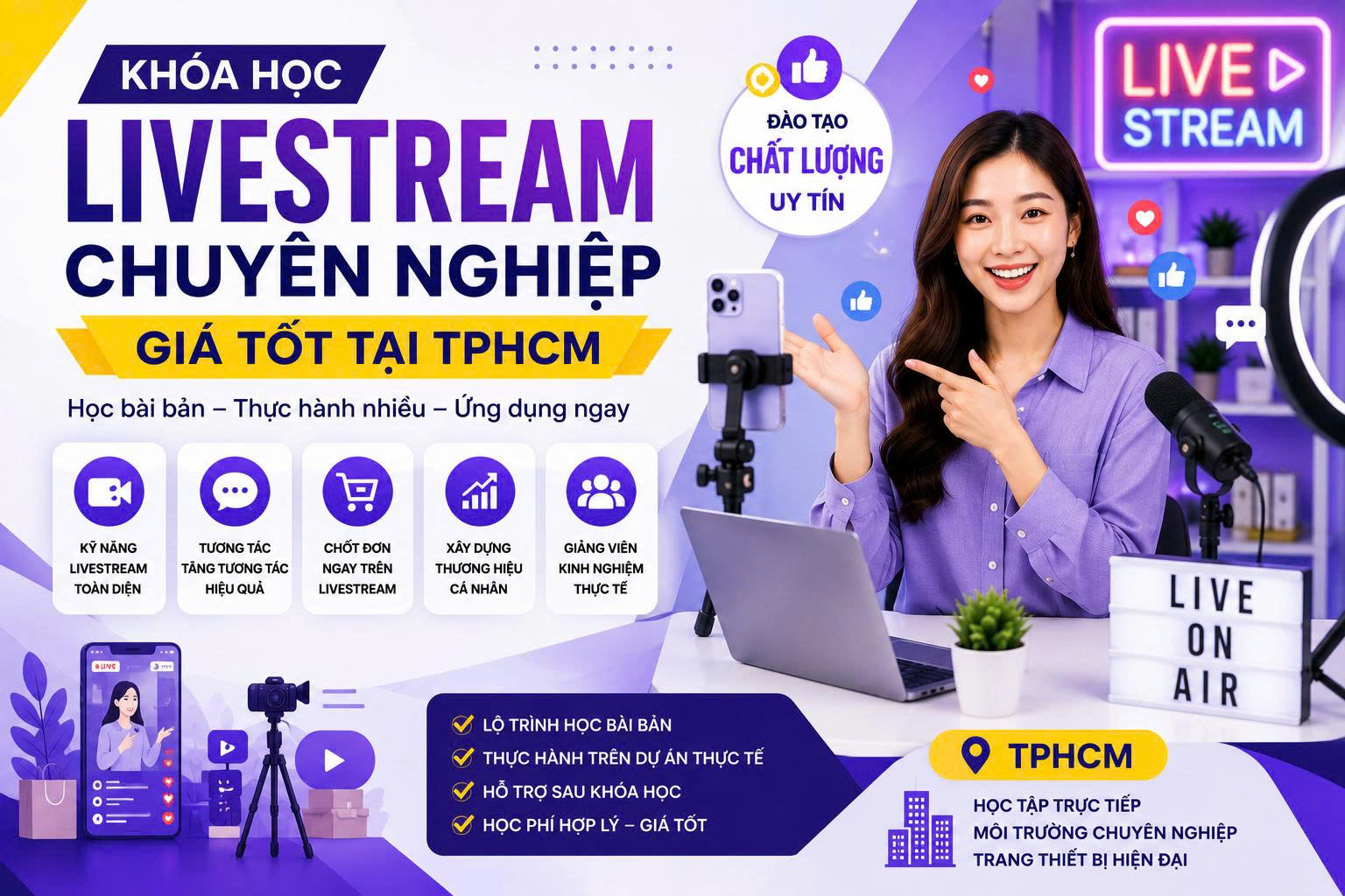 khóa học livestream