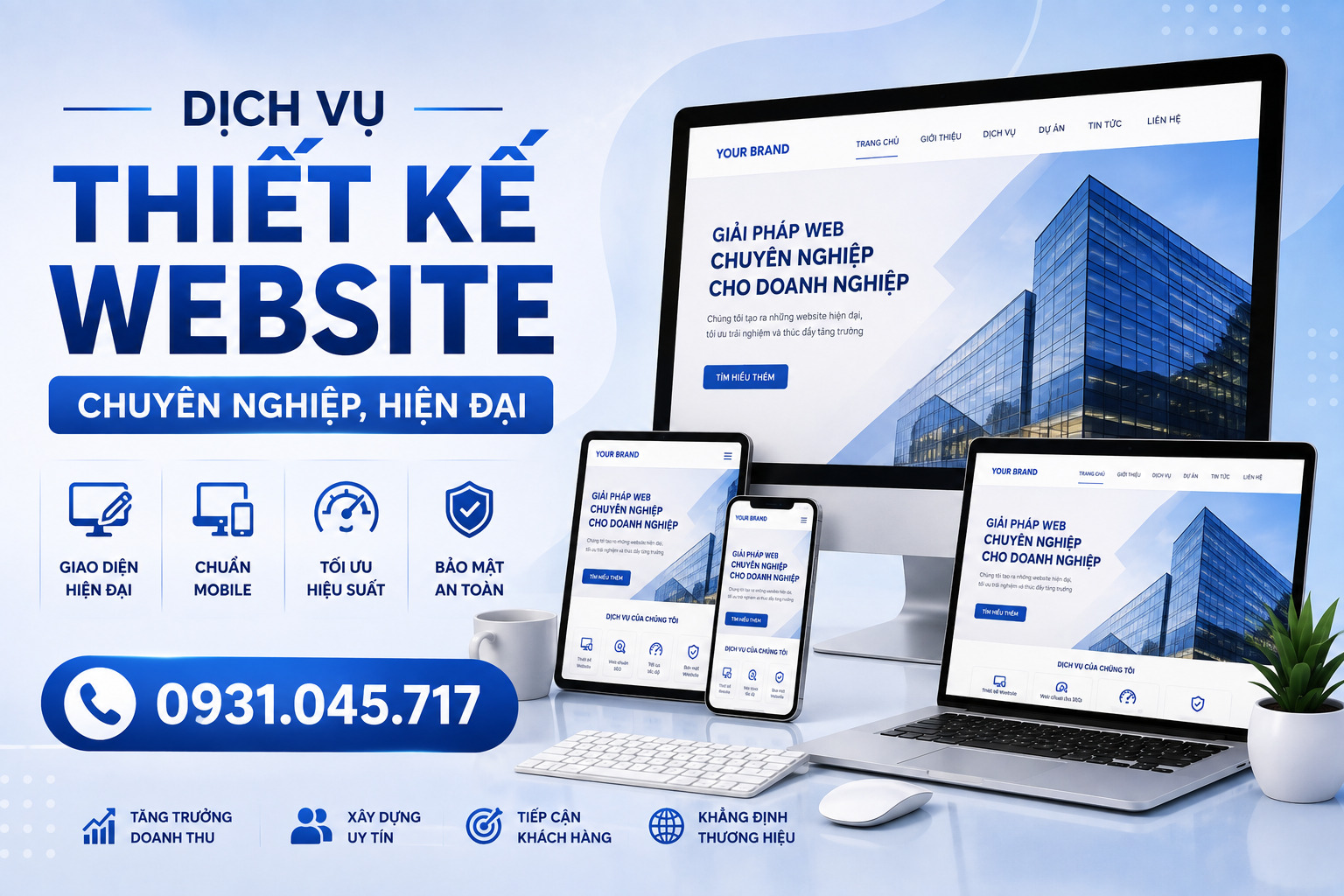 Bảng giá dịch vụ thiết kế website Quận 11 mới nhất 2026