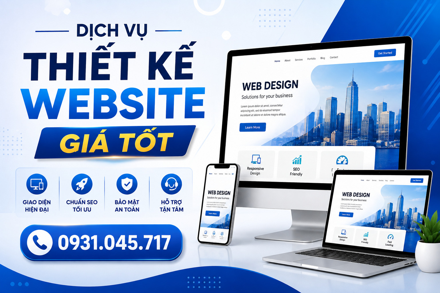 Dịch vụ thiết kế website Quận 8 chuyên nghiệp, uy tín của Việt Top Agency