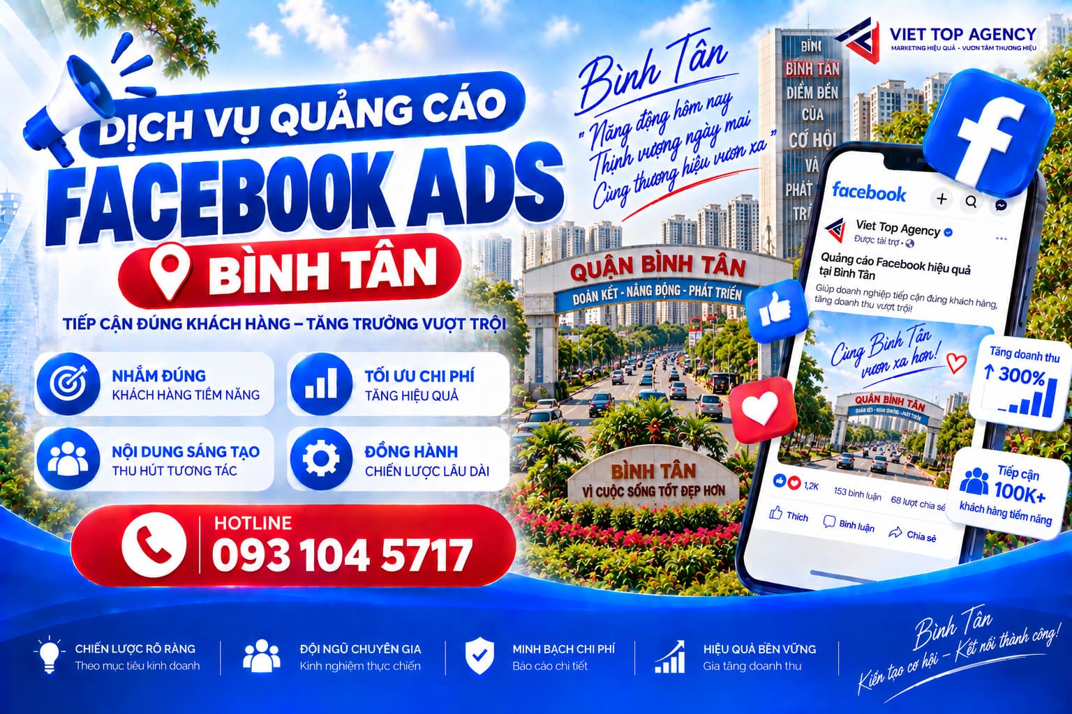 dịch vụ quảng cáo facebook ads bình tân