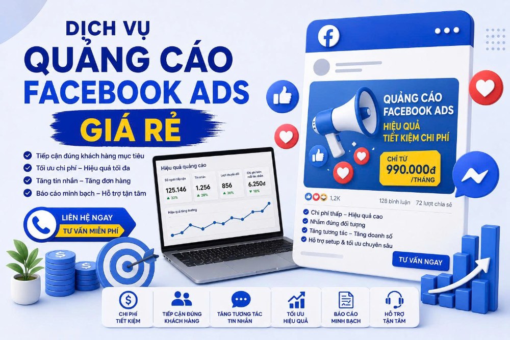 Dịch vụ quảng cáo Facebook Ads giá rẻ và chuyên nghiệp tại Phú Nhuận