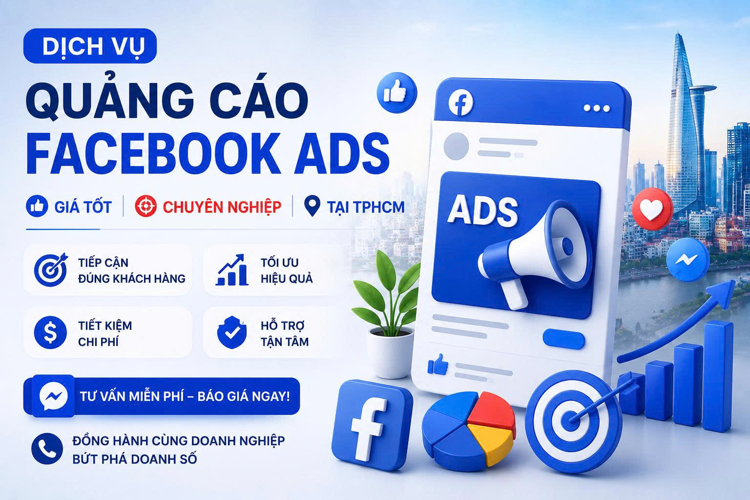 Bảng giá dịch vụ quảng cáo Facebook Ads Quận 12 giá tốt