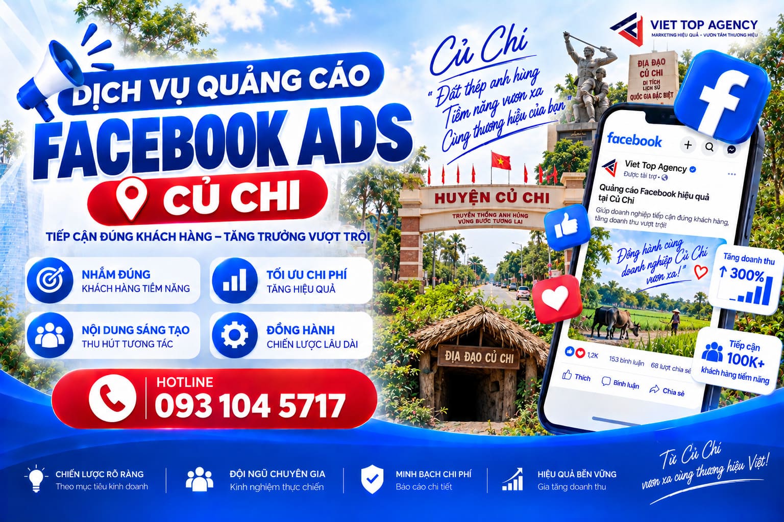 dịch vụ chạy quảng cáo facebook củ chi